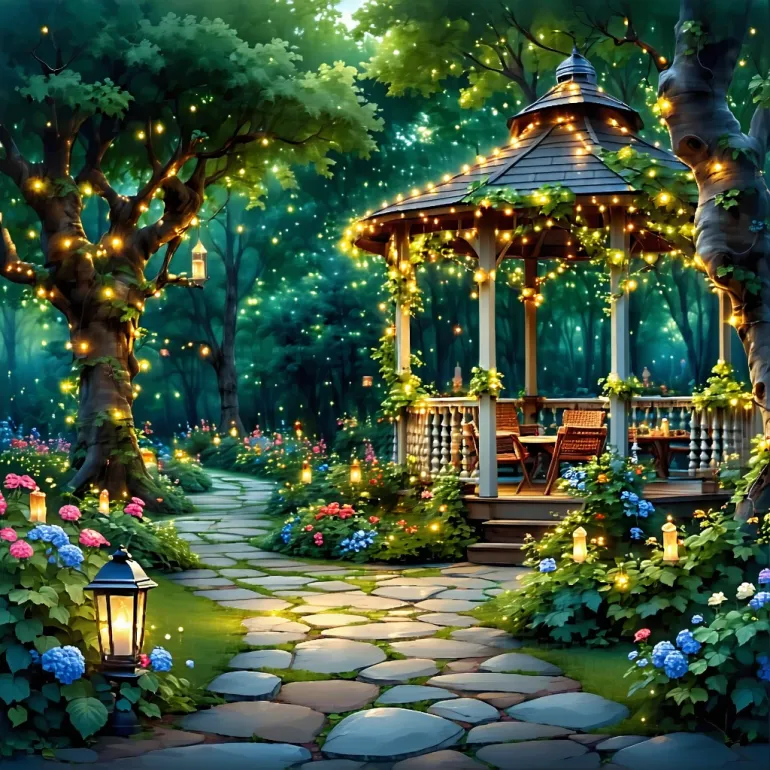 Декоративное освещение для сада: как превратить вечерний отдых в волшебство