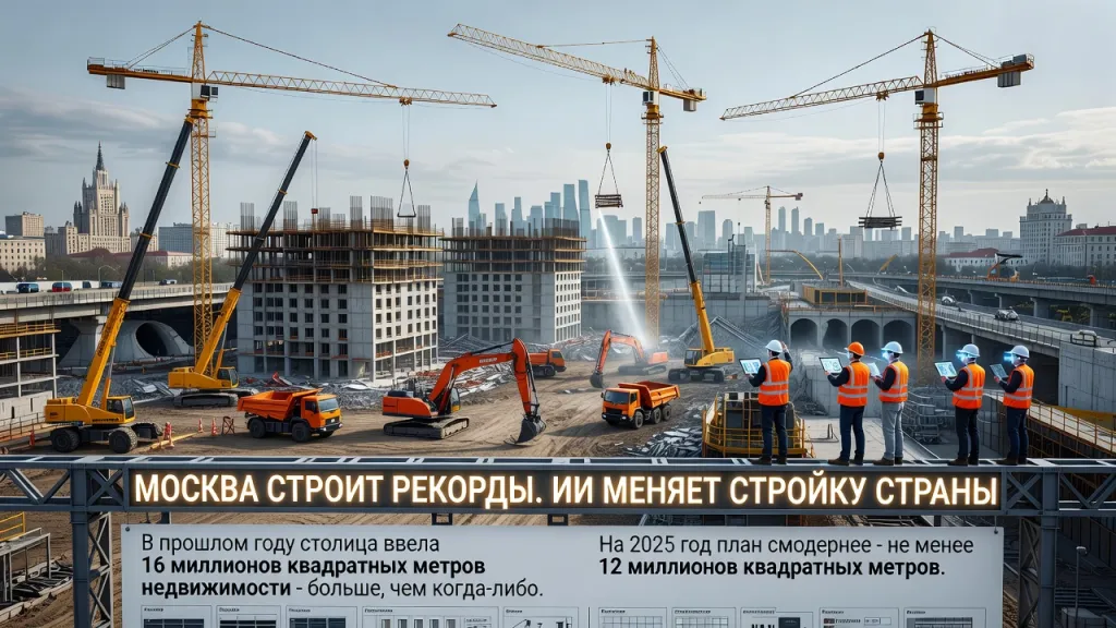Москва строит рекорды. ИИ меняет стройку страны